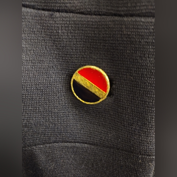 Vintage Long Elegant Pea Coat - Picture 4 of 4